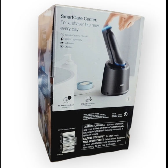 Braun Series 6 Electric Shaver - Blue 6 Pieces Set In Box - Picture 5 of 6